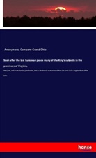 Anonymous, Company Grand Ohio - Soon after the last European peace many of the King's subjects in the provinces of Virginia,