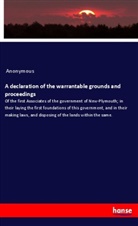 Anonymous - A declaration of the warrantable grounds and proceedings