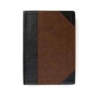 Holman Bible Publishers, Holman Bible Staff - KJV Super Giant Print Reference Bible, Black/Brown Leathertouch