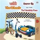 Kidkiddos Books, Inna Nusinsky - The Wheels -The Friendship Race (Punjabi English Bilingual Children's Book)