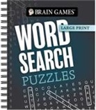 Brain Games, Publications International Ltd - Brain Games - Large Print: Word Search Puzzles (Dark Gray)