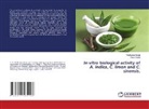 Divya Gupta, Viralkumar Surati - In vitro biological activity of A. indica, C. limon and C. sinensis.