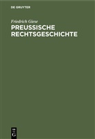 Friedrich Giese - Preußische Rechtsgeschichte