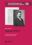 Aloys Meister - Tagebuch 1918/1919
