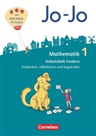 Joachi Becherer, Joachim Becherer, Marti Gmeiner, Martin Gmeiner, Heike u Keller - Jo-Jo Mathematik - Allgemeine Ausgabe 2018: Jo-Jo Mathematik - Allgemeine Ausgabe 2018 - 1. Schuljahr Arbeitsheft Fordern