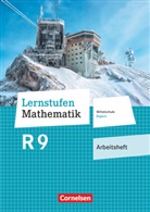 Lernstufen Mathematik - Mittelschule Bayern 2017 - 9. Jahrgangsstufe Arbeitsheft mit eingelegten Lösungen - Für R-Klassen mit Qualifikations-Training
