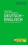 PONS Wörterbuch für Schule und Studium Englisch, Band 2 Deutsch-Englisch, m.  Buch, m.  Online-Zugang. Bd.2