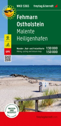 freytag & berndt,  freytag & berndt,  Freytag-Berndt und Artaria KG, Freytag-Bernd und Artaria KG, Freytag-Berndt und Artaria KG - Fehmarn - Ostholstein, Wander-, Rad- und Freizeitkarte 1:30.000, freytag & berndt, WKD 5365 - Malente - Heiligenhafen, GPX Tracks, wasserfest und reißfest