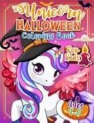 Harper Hall, Happy Harper, Harper Hall - Unicorn Coloring - Halloween Edition