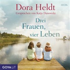 Katja Danowski, Dora Heldt - Drei Frauen, vier Leben, 10 Audio-CD (Audio book)