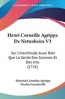 Heinrich Cornelius Agrippa, Nicolas Gueudeville - Henri Corneille Agrippa De Nettesheim V3