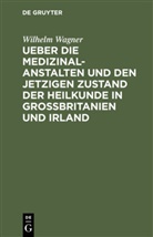 Wilhelm Wagner - Ueber die Medizinal-Anstalten und den jetzigen Zustand der Heilkunde in Grossbritanien und Irland