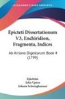 Epictetus, Johann Schweighæuser, John Upton - Epicteti Dissertationum V3, Enchiridion, Fragmenta, Indices