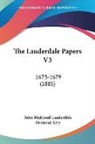 John Maitland Lauderdale, Osmund Airy - The Lauderdale Papers V3