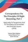 Samuel Hanson Cox, Justin Edwards, Samuel Miles Hopkins - Correspondence On The Principles Of Right Reasoning, Part 1
