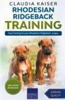 Claudia Kaiser - Rhodesian Ridgeback Training - Dog Training for your Rhodesian Ridgeback puppy