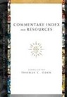 Thomas C Oden, Thomas C. Oden, ODEN THOMAS - COMMENTARY INDEX AND RESOURCES