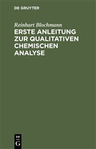 Reinhart Blochmann - Erste Anleitung zur qualitativen chemischen Analyse