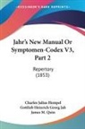 Charles Julius Hempel - Jahr's New Manual Or Symptomen-Codex V3, Part 2