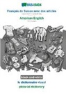 Babadada Gmbh - Français de Suisse avec des articles - American English, le dictionnaire visuel, BW