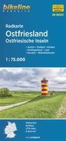 Esterbauer Verlag, Esterbaue Verlag, Esterbauer Verlag - Radkarte Ostfriesland Ostfriesische Inseln