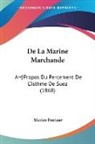 Marius Fontane - De La Marine Marchande