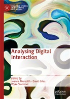 Davi Giles, David Giles, Joanne Meredith, Wyke Stommel - Analysing Digital Interaction