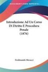 Ferdinando Mecacci - Introduzione Ad Un Corso Di Diritto E Procedura Penale (1876)