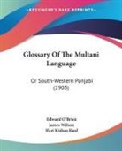 Edward O'Brien, Hari Kishan Kaul, James Wilson - Glossary Of The Multani Language