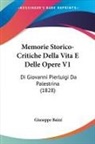 Giuseppe Baini - Memorie Storico-Critiche Della Vita E Delle Opere V1