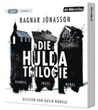 Ragnar Jónasson, Katja Bürkle - Die Hulda-Trilogie - Dunkel - Insel - Nebel, 3 Audio-CD, 3 MP3 (Hörbuch)