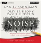 Danie Kahneman, Daniel Kahneman, Olivie Sibony, Olivier Sibony, Cass R Sunstein, Cass R. Sunstein... - Noise, 2 Audio-CD, 2 MP3 (Hörbuch)