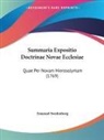 Emanuel Swedenborg - Summaria Expositio Doctrinae Novae Ecclesiae