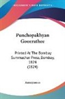 Anonymous - Punchopakhyan Goozrathee