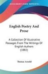 Thomas Arnold - English Poetry And Prose
