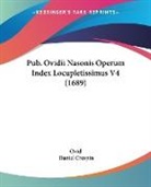 Ovid, Daniel Crespin - Pub. Ovidii Nasonis Operum Index Locupletissimus V4 (1689)
