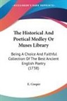 E. Cooper - The Historical And Poetical Medley Or Muses Library