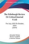 Thomas Campbell, Alexander Mcbain, J. Emerson Tennent - The Edinburgh Review Or Critical Journal V110