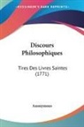 Anonymous - Discours Philosophiques
