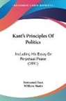Immanuel Kant - Kant's Principles Of Politics