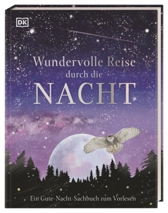 Anita Ganeri - Wundervolle Reise durch die Nacht - Ein Gute-Nacht-Sachbuch zum Vorlesen. Cover mit Silberfolie für Kinder ab 4 Jahren