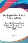 A. Centi - Dei Rapporti Fra Stato E Chiesa In Italia