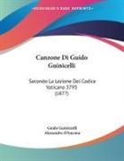 Alessandro D'Ancona, Guido Guinizzelli - Canzone Di Guido Guinicelli