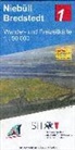 Wander- und Freizeitkarte Niebüll-Bredstedt