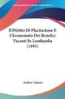 Andrea Galante - Il Diritto Di Placitazione E L'Economato Dei Benefici Vacanti In Lombardia (1893)