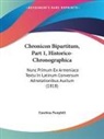Eusebius Pamphili - Chronicon Bipartitum, Part 1, Historico-Chronographica
