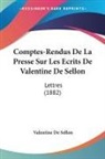 Valentine De Sellon - Comptes-Rendus De La Presse Sur Les Ecrits De Valentine De Sellon