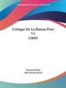 Immanuel Kant - Critique De La Raison Pure V1 (1869)