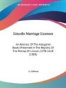 A. Gibbons - Lincoln Marriage Licenses