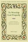Ruth Langer - To Worship God Properly